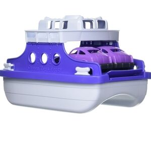 Green Toys Purple and White Ferry Boat